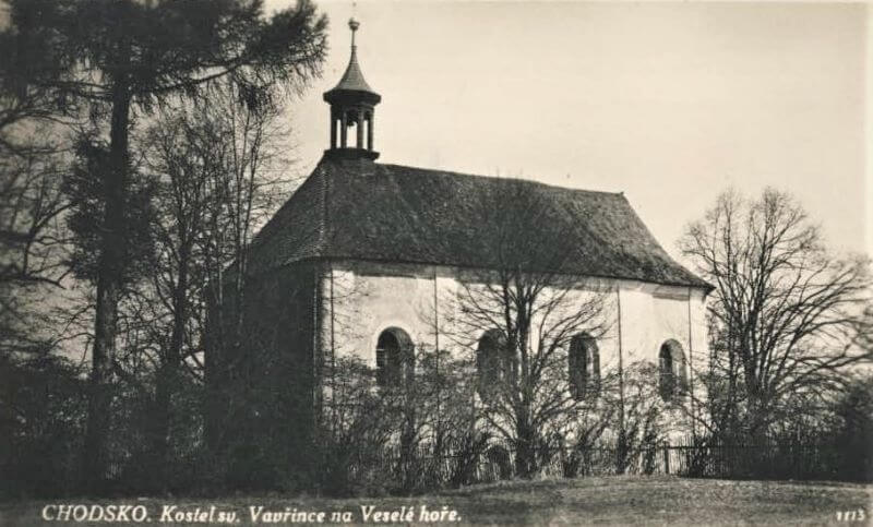 Kostel sv. Vavřince - pohlednice